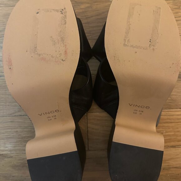 Vince Platform Black Sandals - Picture 4 of 4